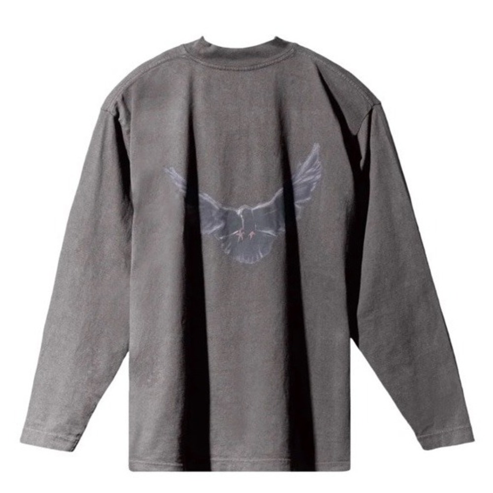 NWT Yeezy Engineering By Balenciaga / Gap Dove Long Sleeve Shirt Gray X-Large